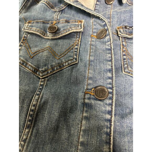 Wrangler Retro Denim Jacket - Size M - Vintage Western Style - Picture 3 of 4
